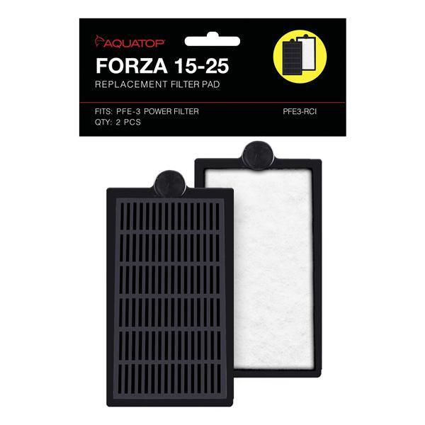 AQUATOP PFE3-RCI FORZA 15-25 Replacement Filter Inserts with Premium Activated Carbon - Ruby Mountain Aquarium supply