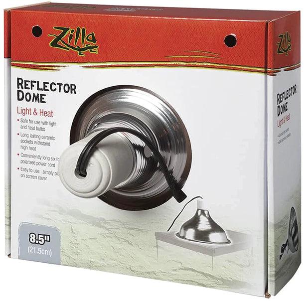 Zilla Reflector Dome with Ceramic Socket - Ruby Mountain Aquarium supply