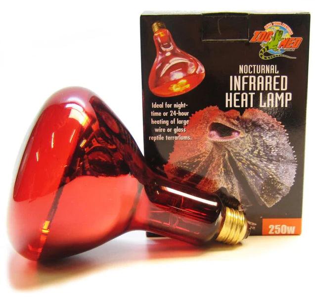 Zoo Med Nocturnal Infrared Heat Lamp - Ruby Mountain Aquarium supply