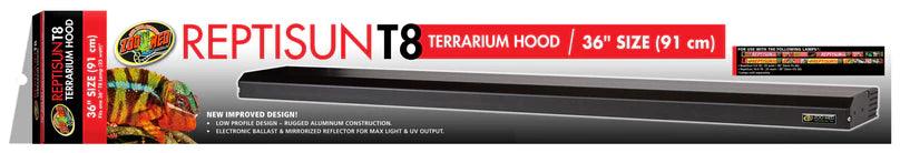 Zoo Med ReptiSun T8 Terrarium Hood - Ruby Mountain Aquarium supply