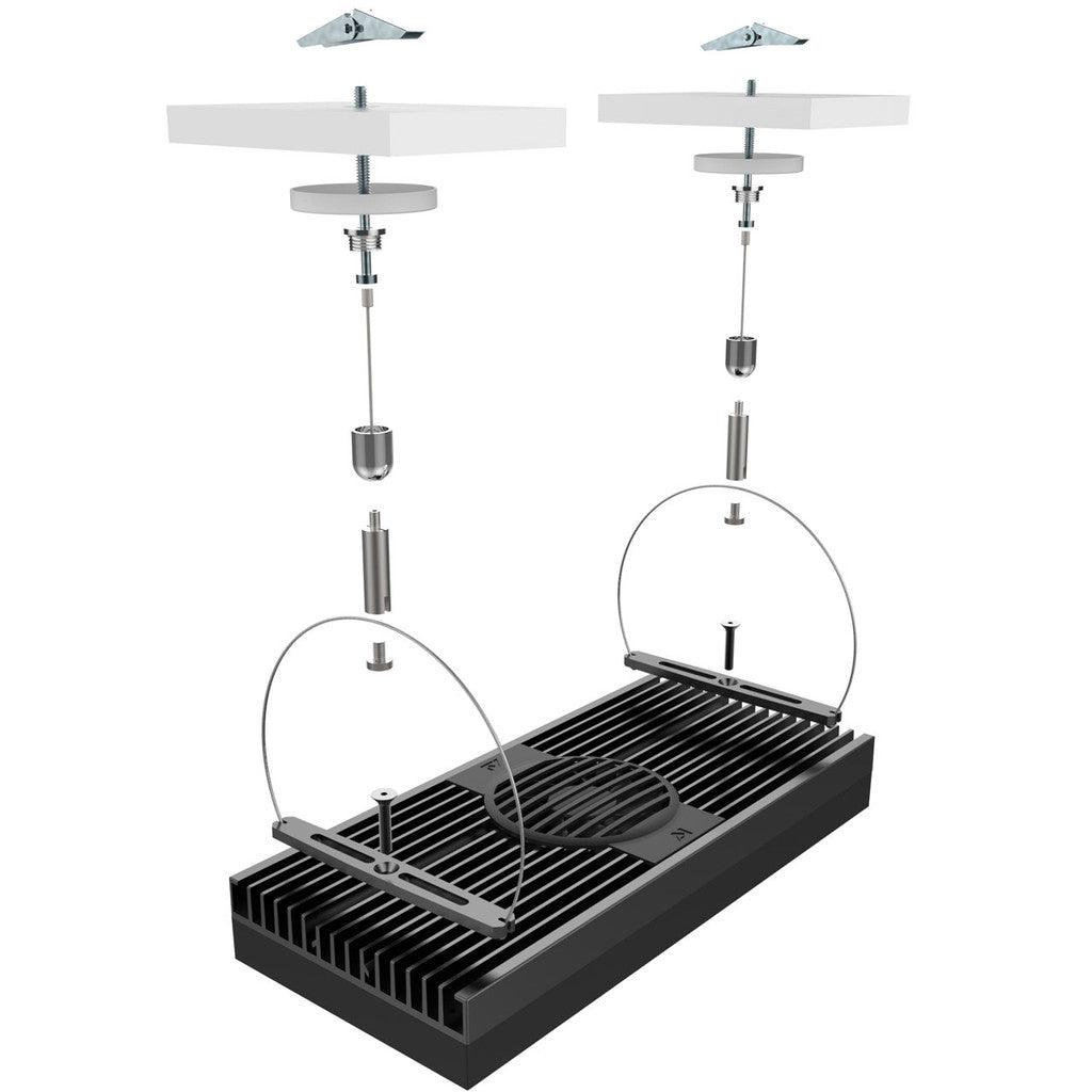 AI Single Module Hanging Kit - Black - Ruby Mountain Aquarium supply