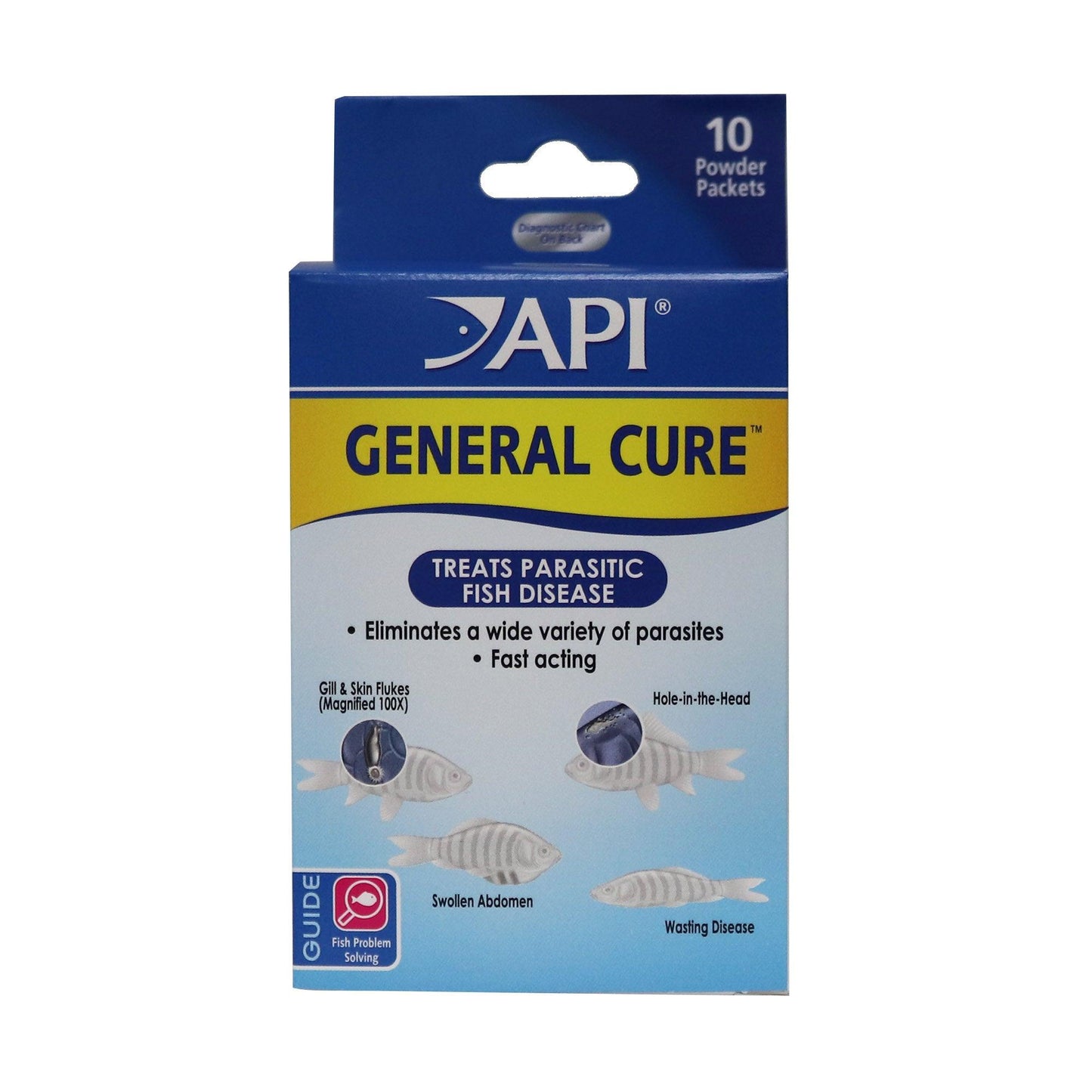 API General Cure (10 Powder Packets) - Ruby Mountain Aquarium supply