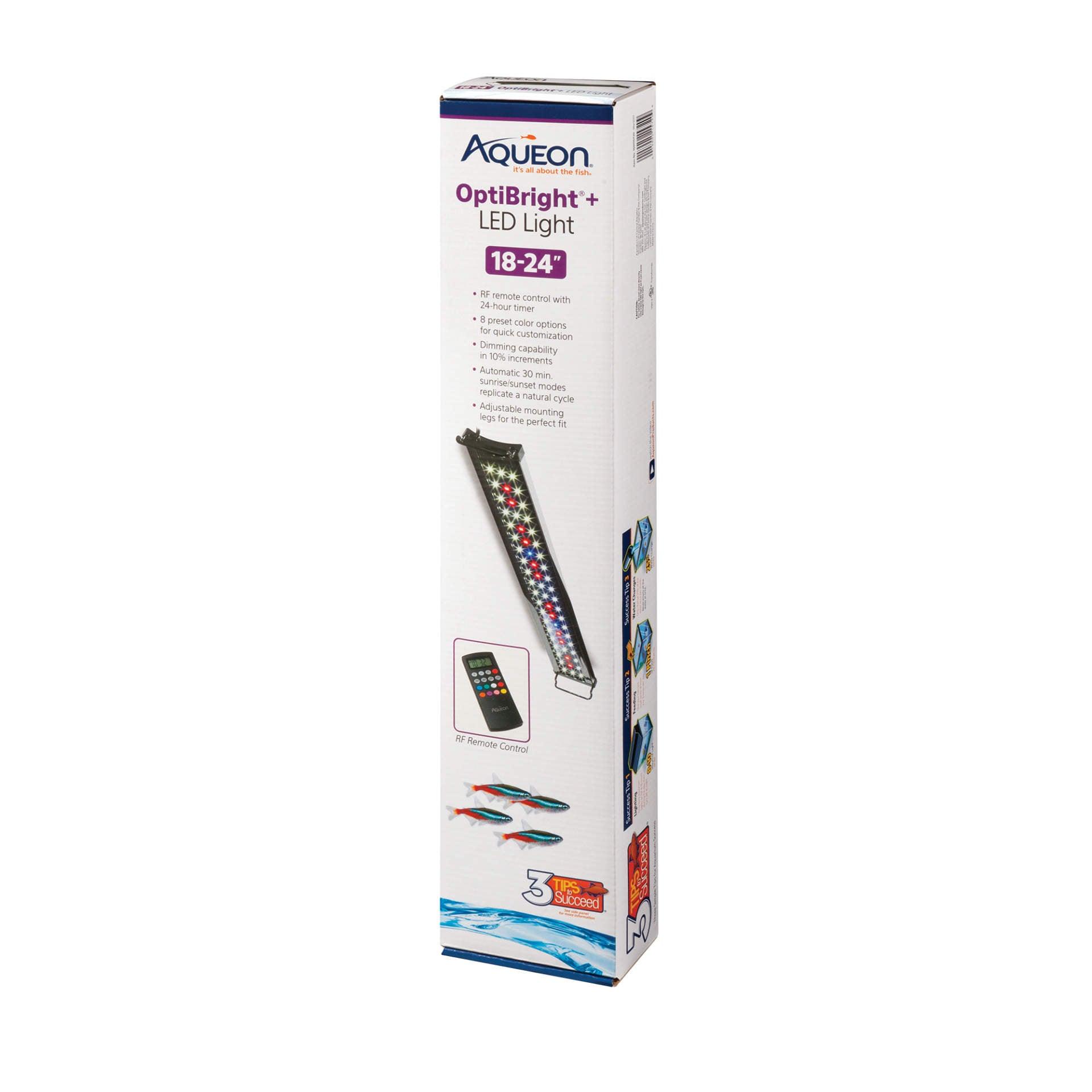 Aqueon LED OptiBright Plus + Light Fixtures - Ruby Mountain Aquarium supply