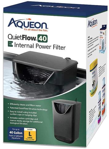 Aqueon Quietflow E Internal Power Filter for Aquariums - Ruby Mountain Aquarium supply