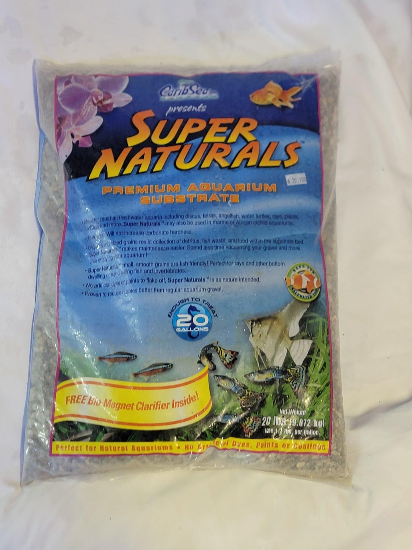 CaribSea Super Naturals Blue Ridge Gravel (20lbs) - Ruby Mountain Aquarium supply