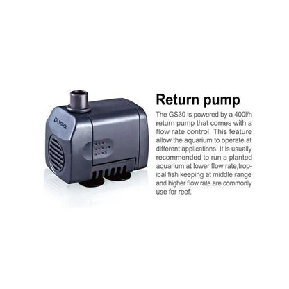 Dymax GS30 7-Gallon Cube Aquarium - Ruby Mountain Aquarium supply
