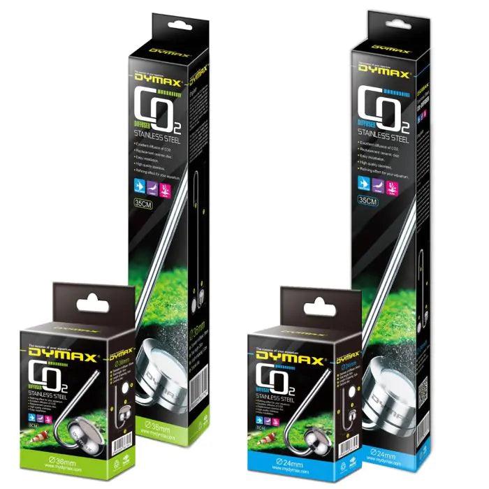 Dymax Stainless Steel CO2 Diffuser - Ruby Mountain Aquarium supply