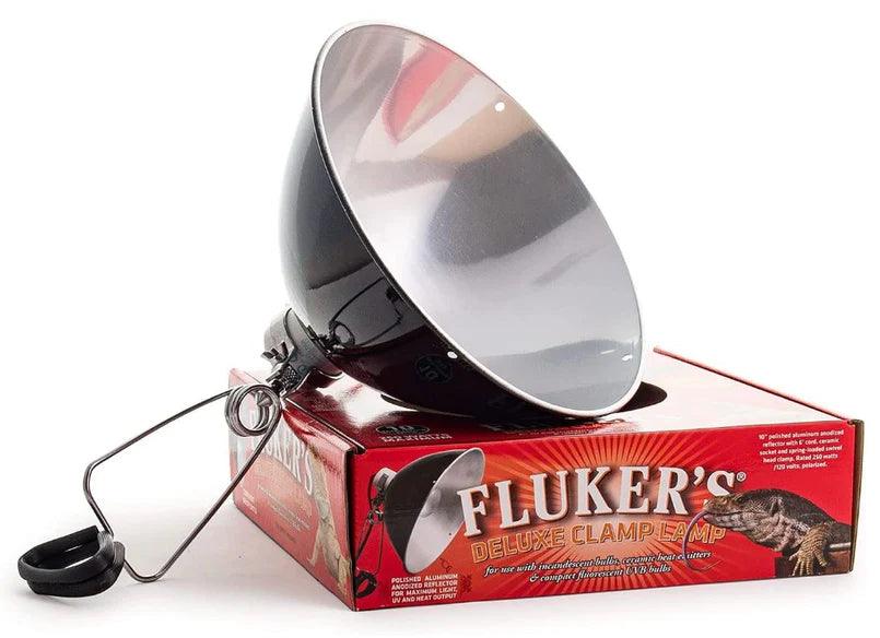 Flukers Clamp Lamp with Switch - Ruby Mountain Aquarium supply