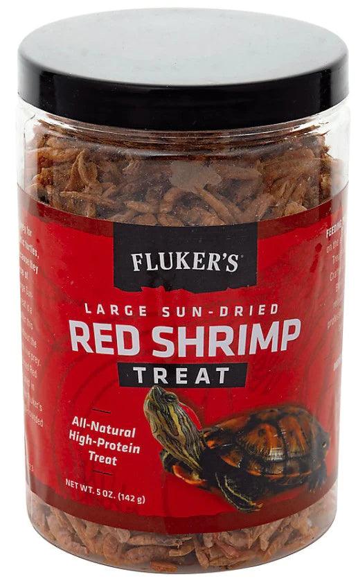 Flukers Sun-Dried Large Red Shrimp Treat - Ruby Mountain Aquarium supply
