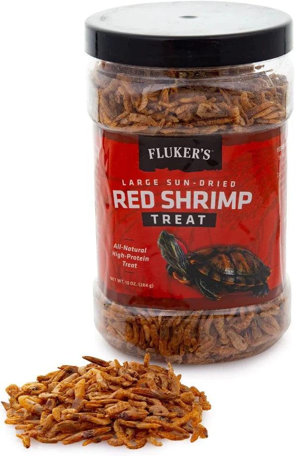 Flukers Sun-Dried Large Red Shrimp Treat - Ruby Mountain Aquarium supply
