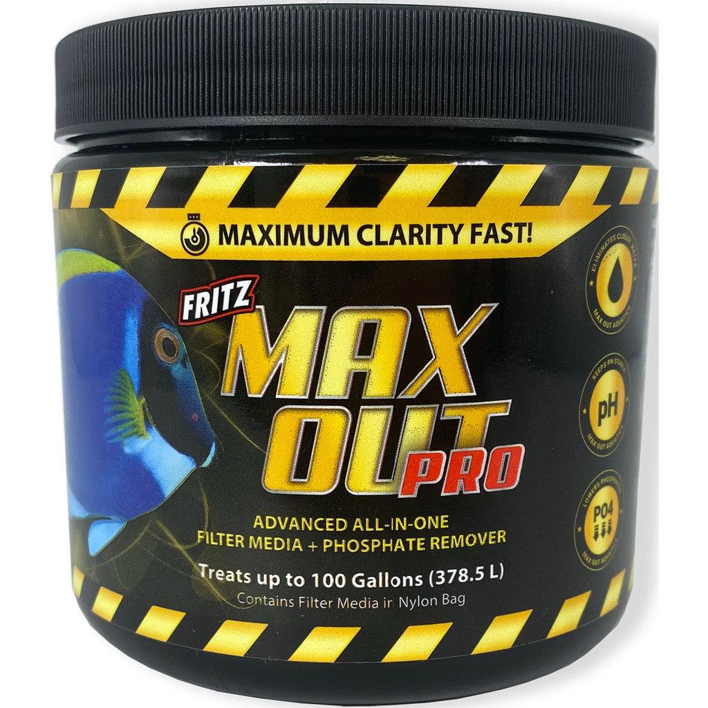 Fritz MaxOut Pro Filter Media & Phosphate Remover - 16 oz - Ruby Mountain Aquarium supply