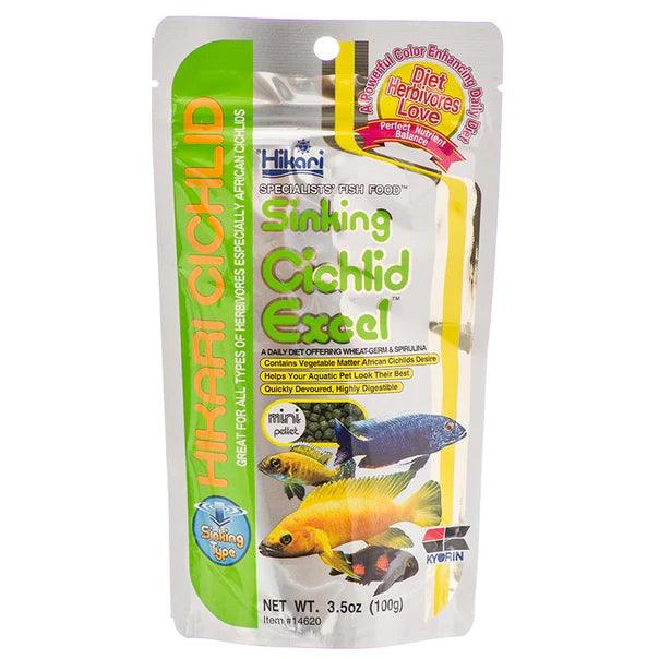 Hikari Sinking Cichlid Excel Mini Pellet Food - Ruby Mountain Aquarium supply