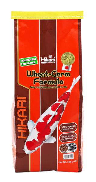 Hikari Wheat Germ Floating Medium Pellet Koi Food - Ruby Mountain Aquarium supply