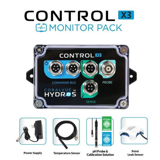 HYDROS Control X3 Monitor Pack - Ruby Mountain Aquarium supply