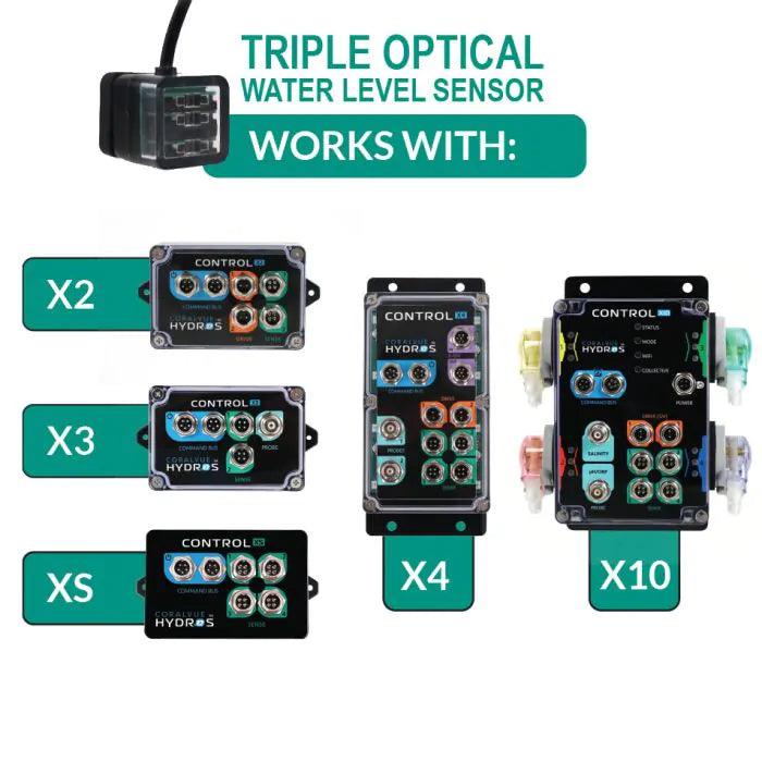 HYDROS Triple Optical Water Level Sensor - Ruby Mountain Aquarium supply