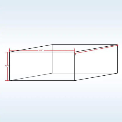 IceCap 36XL Reef Sump with Kit - Ruby Mountain Aquarium supply