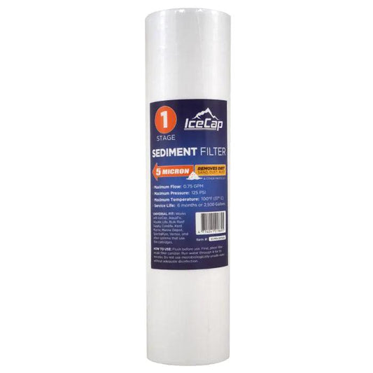 IceCap 5 Micron PP Sediment Reverse Osmosis Pre-filter - Ruby Mountain Aquarium supply