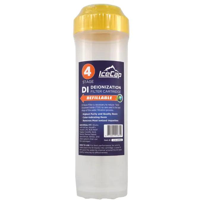 IceCap RO/DI Refillable DI Cartridge - Ruby Mountain Aquarium supply