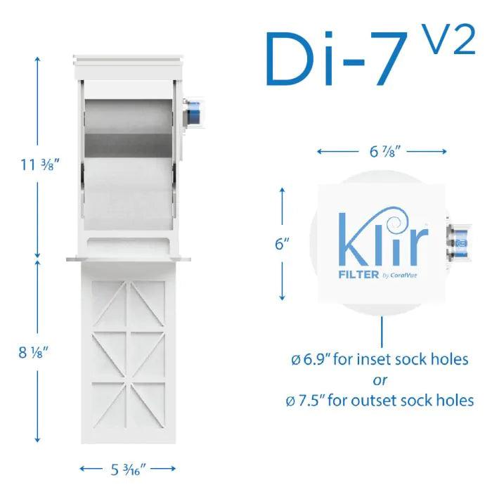 Klir Fleece Filter Di-4 V2 - Ruby Mountain Aquarium supply