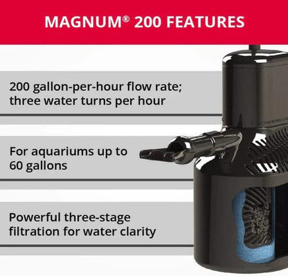 Marineland Magnum Internal Polishing Filter - Ruby Mountain Aquarium supply