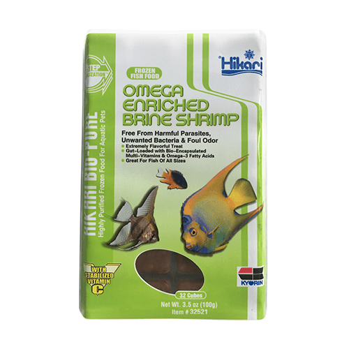 Omega Enriched Brine Shrimp - Ruby Mountain Aquarium supply
