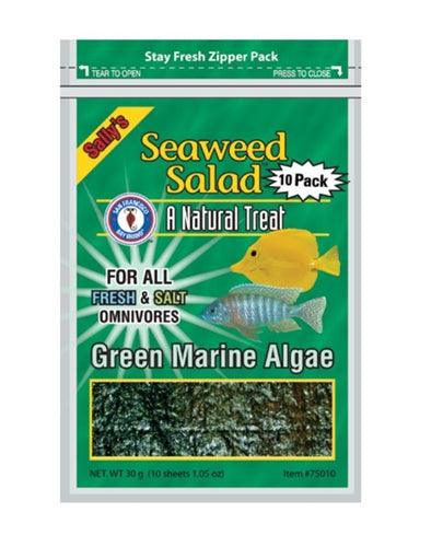 San Francisco Bay Brand Green Seaweed Salad 10ct (30g) - Ruby Mountain Aquarium supply