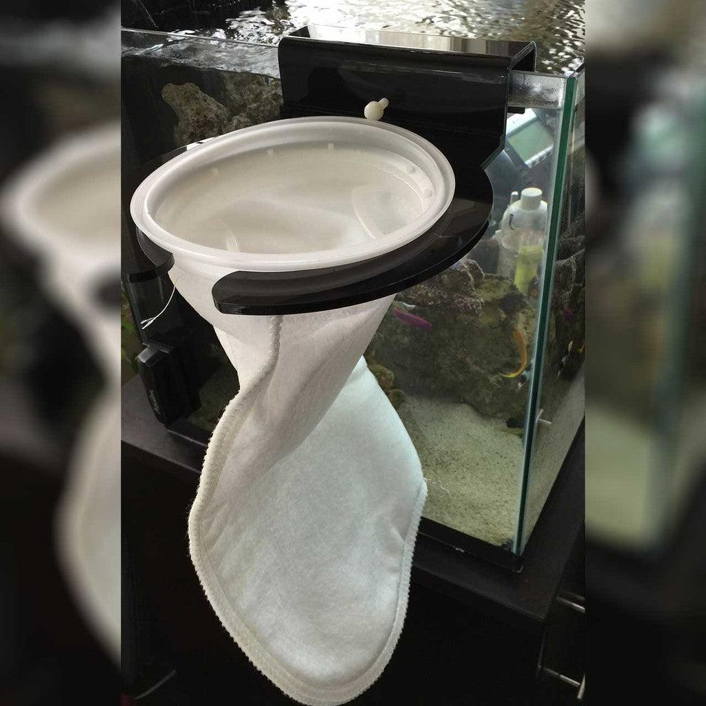 Simplicity 4" Filter Sock Holder - Black - Ruby Mountain Aquarium supply