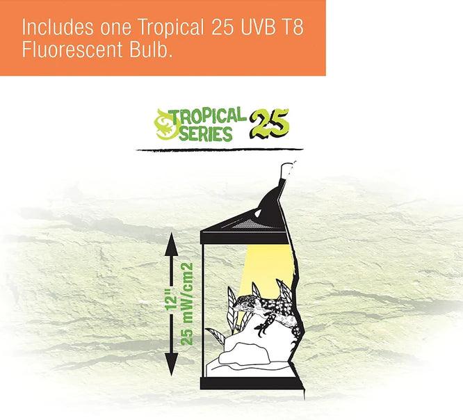 Zilla Slimline Tropical Fixture T8 UVB Reptile Light - Ruby Mountain Aquarium supply