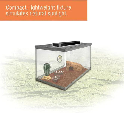 Zilla Slimline Tropical Fixture T8 UVB Reptile Light - Ruby Mountain Aquarium supply
