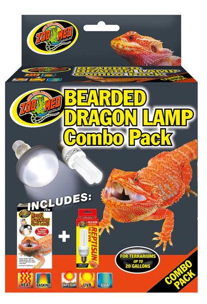 Zoo Med Bearded Dragon Lamp Combo Pack - Ruby Mountain Aquarium supply