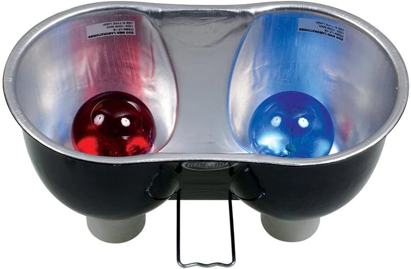 Zoo Med Combo Deep Dome Dual Lamp Fixture - Ruby Mountain Aquarium supply