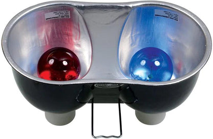 Zoo Med Combo Deep Dome Dual Lamp Fixture - Ruby Mountain Aquarium supply
