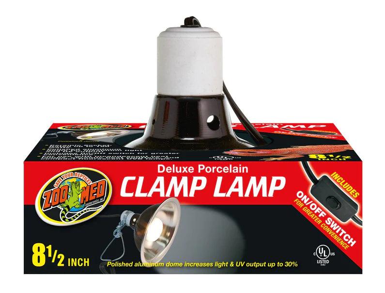 Zoo Med Deluxe Porcelain Clamp Lamp for Reptiles - Ruby Mountain Aquarium supply