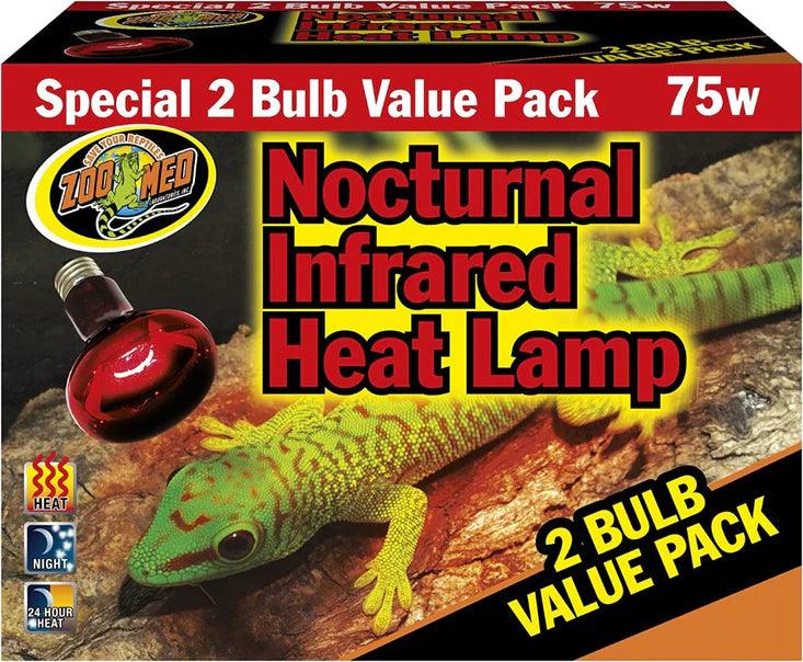Zoo Med Nocturnal Infrared Heat Lamp - Ruby Mountain Aquarium supply
