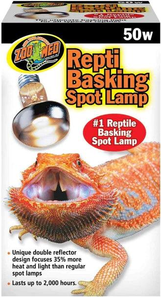 Zoo Med Repti Basking Spot Lamp with UVA - Ruby Mountain Aquarium supply