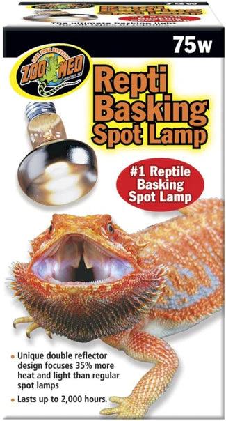 Zoo Med Repti Basking Spot Lamp with UVA - Ruby Mountain Aquarium supply