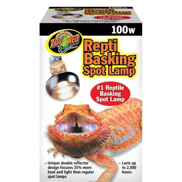 Zoo Med Repti Basking Spot Lamp with UVA - Ruby Mountain Aquarium supply