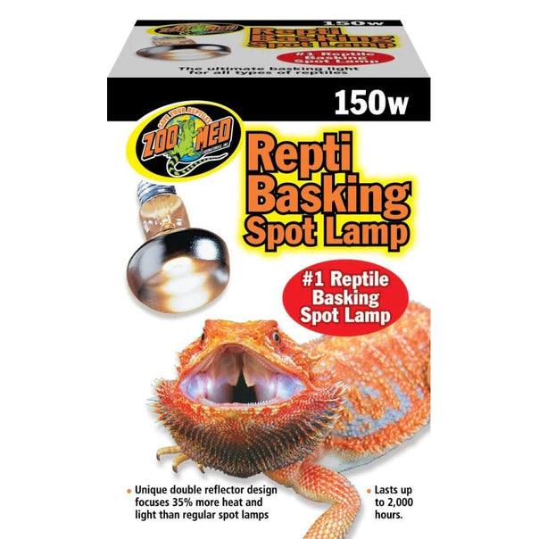 Zoo Med Repti Basking Spot Lamp with UVA - Ruby Mountain Aquarium supply