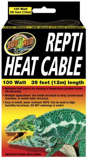 Zoo Med Reptile Heat Cable for Reptile Terrariums - Ruby Mountain Aquarium supply