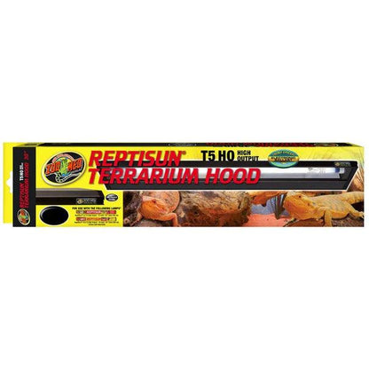 Zoo Med ReptiSun T5 HO High Output Terrarium Hood - Ruby Mountain Aquarium supply