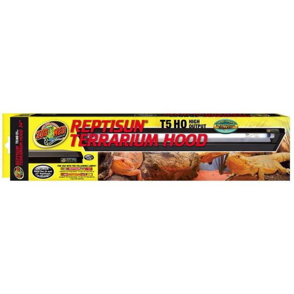 Zoo Med ReptiSun T5 HO High Output Terrarium Hood - Ruby Mountain Aquarium supply