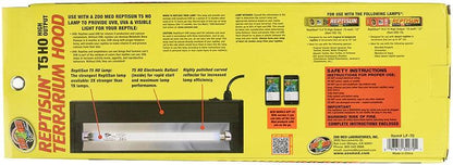Zoo Med ReptiSun T5 HO High Output Terrarium Hood - Ruby Mountain Aquarium supply