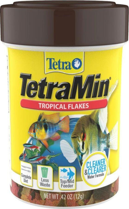 Tetra TetraMin Tropical Flakes Fish Food - Ruby Mountain Aquarium supply